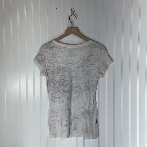 Mudd L burnout tee dandelion graphic Y2K naturecore goblincore fairy grunge - Picture 2 of 6